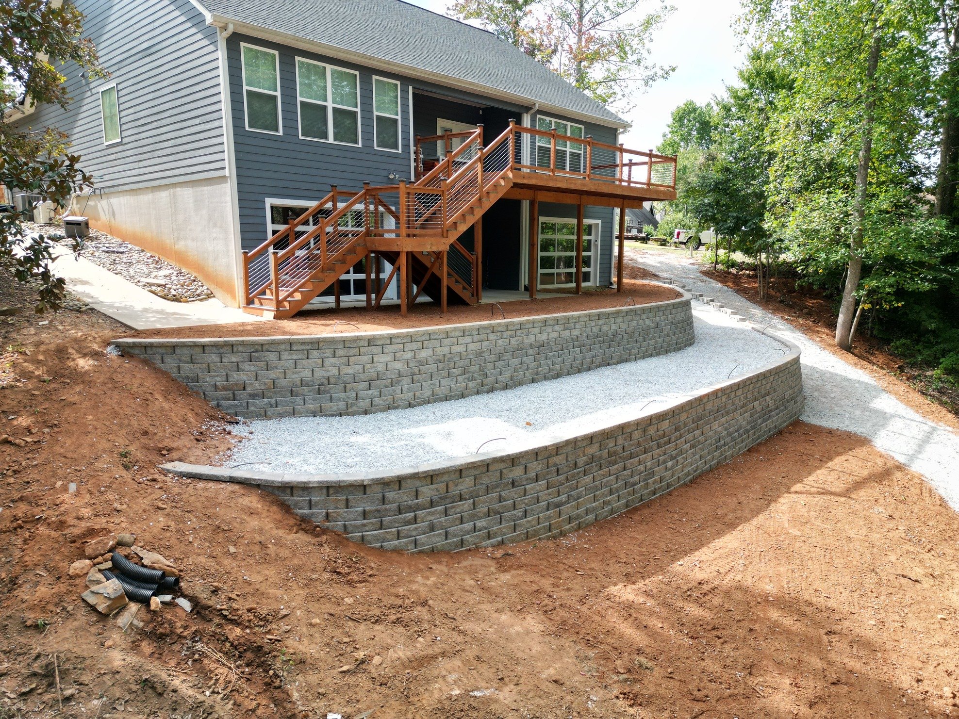 engineered retaining walls upstate SC